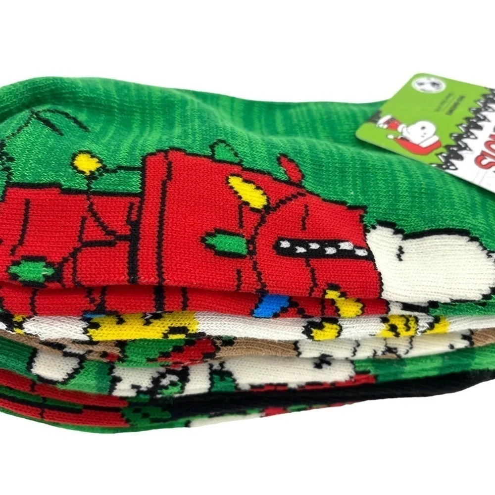 Peanuts Snoopy No Show Socks 6 Pairs